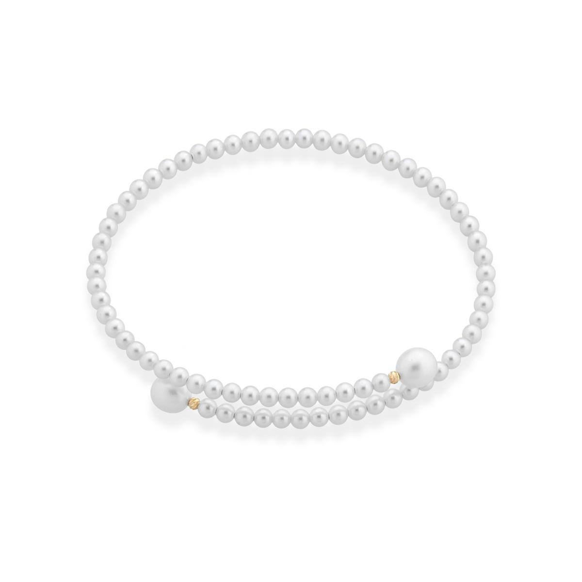 Aurora | Bracciale con perle e oro