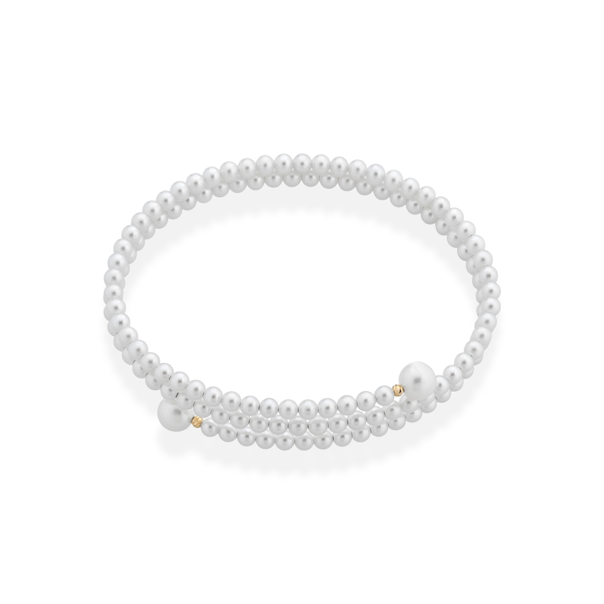 Aurora | Bracciale con perle e oro