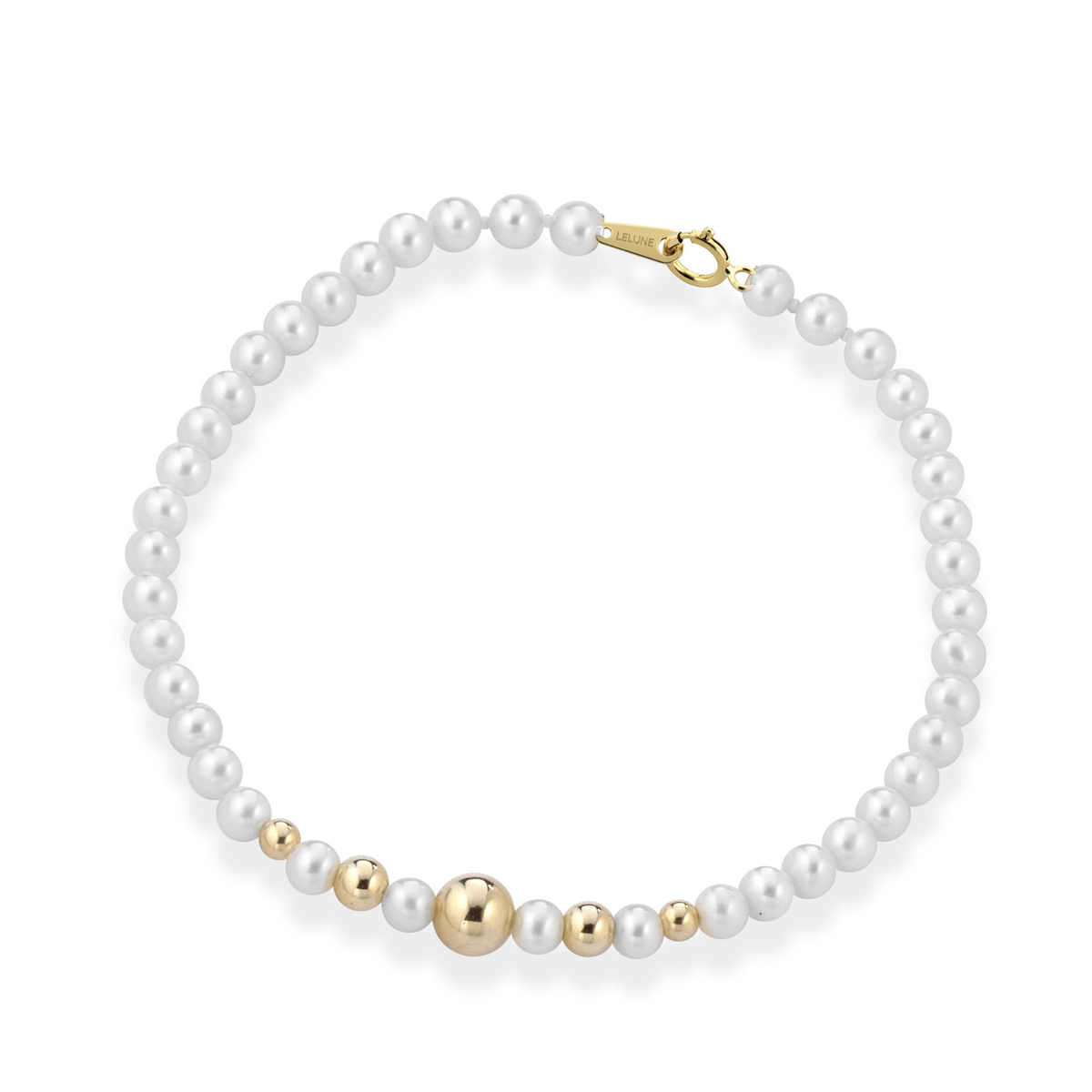 Lune Young | Bracciale con perle in oro