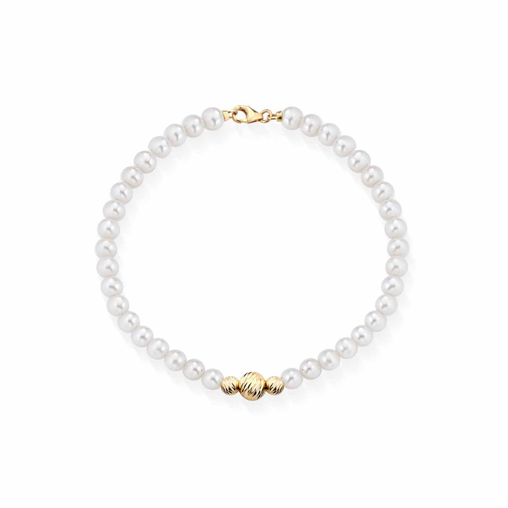 Starlight | Bracciale in oro e perle