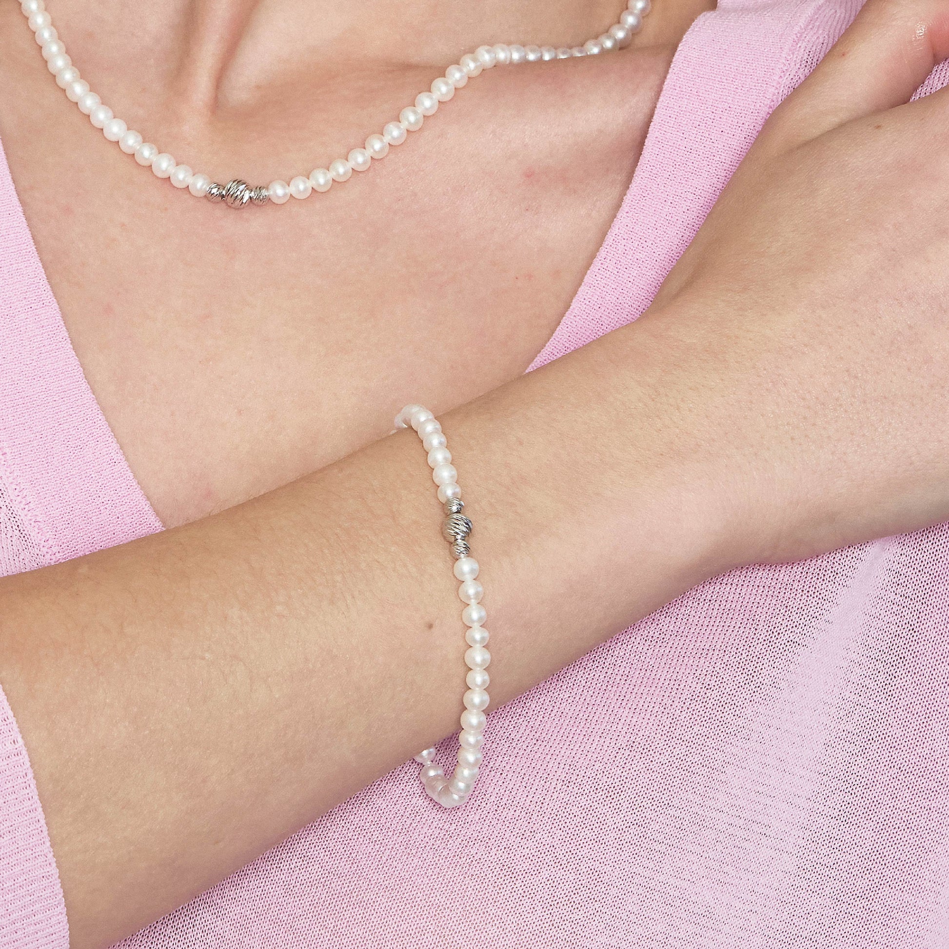 Starlight | Gold and Pearl Bracelet