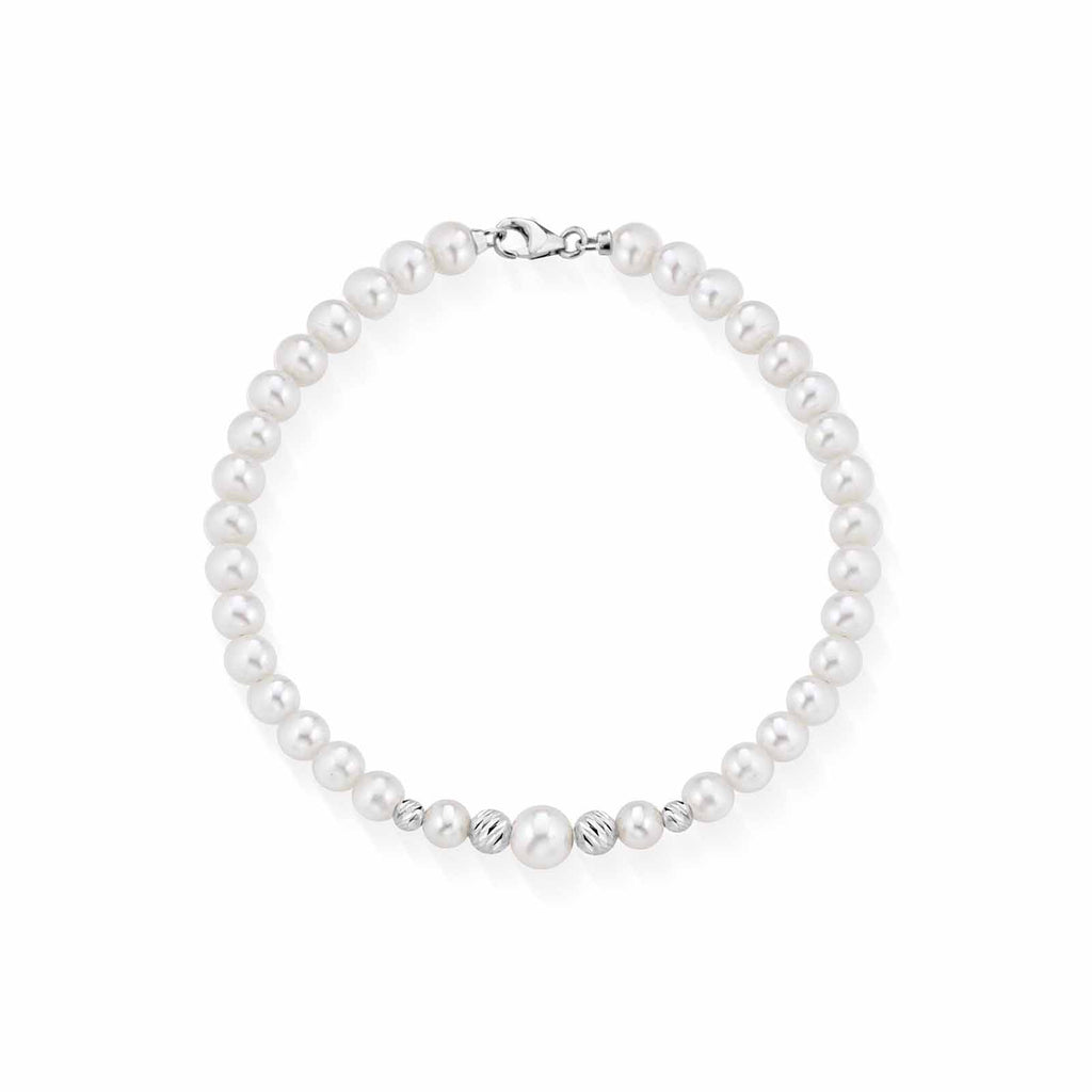 Starlight | Gold and Pearl Bracelet