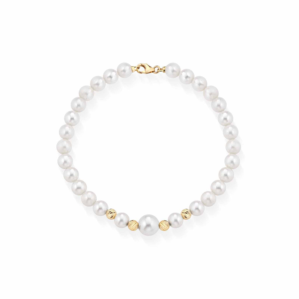 Starlight | Gold and Pearl Bracelet