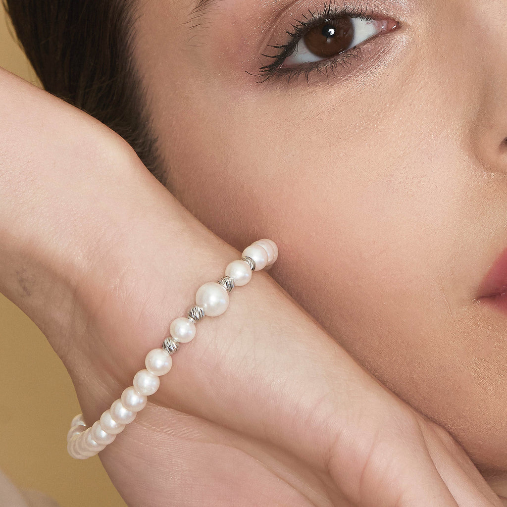 Starlight | Gold and Pearl Bracelet