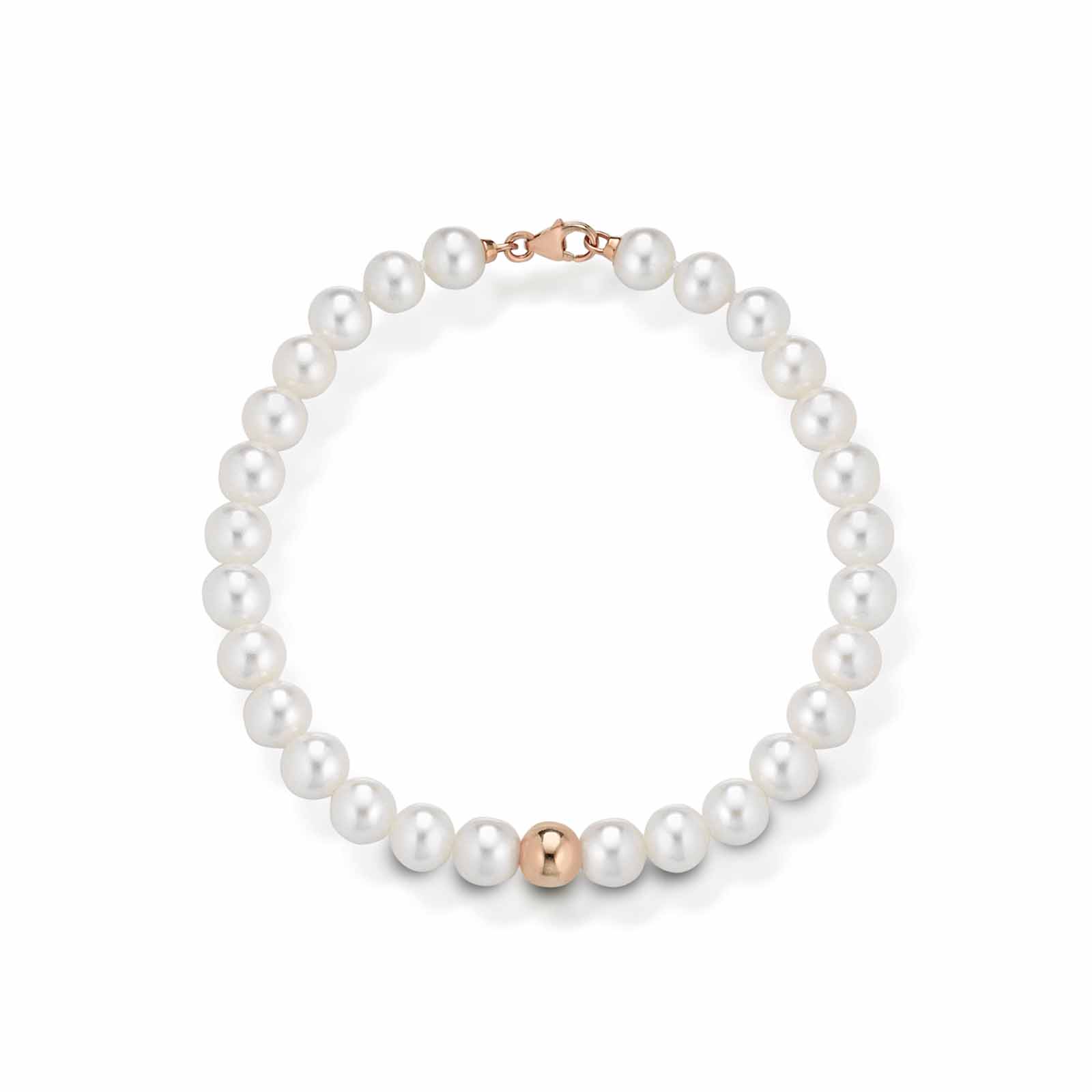 Lune Young | Bracciale in oro e perle