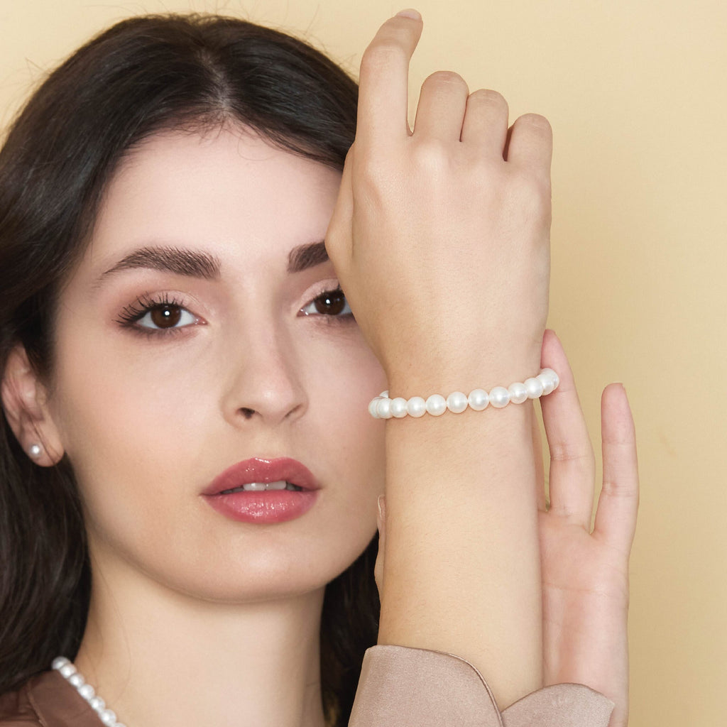 Bracciale perle in oro | Lune Young