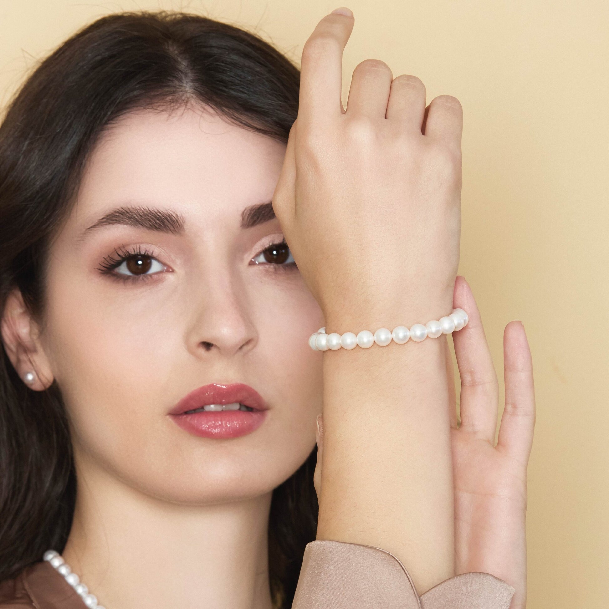Lune Young | Bracciale con perle in oro