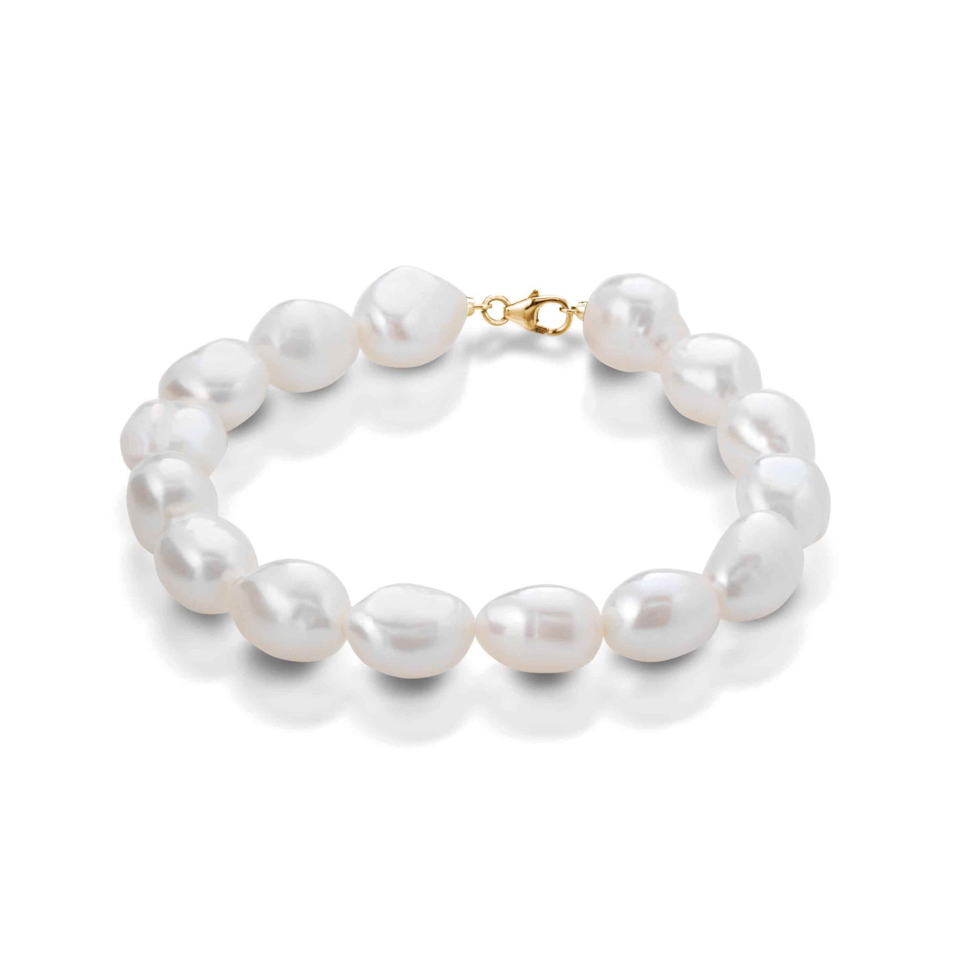Barocca | Bracciale con perle barocche in oro