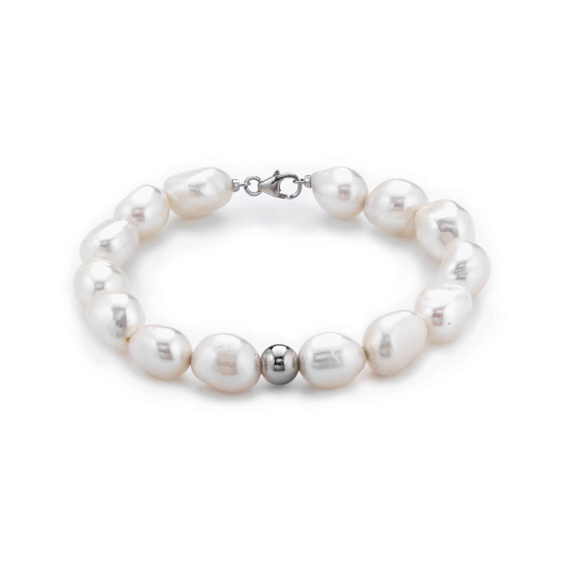 Barocca | Bracciale in oro con perle barocche