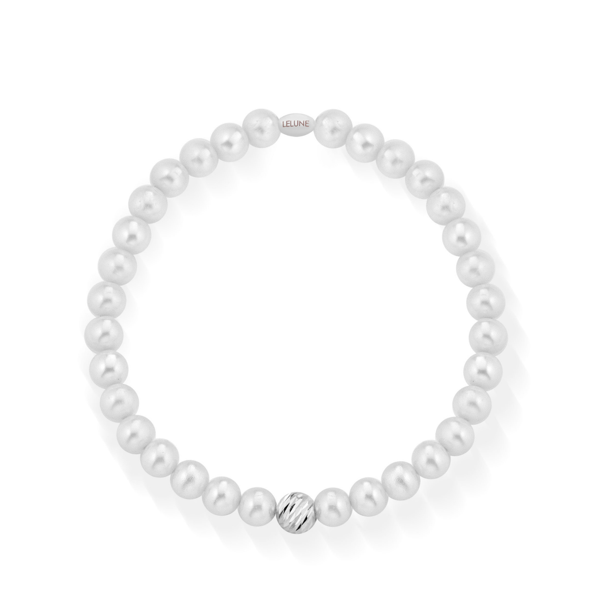 Starlight | Bracciale elastico in oro e perle