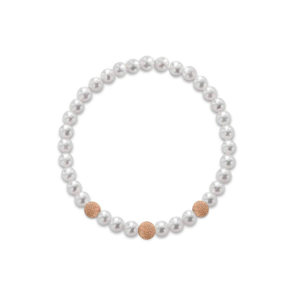 Lune Young | Gold and Pearl Bracelet