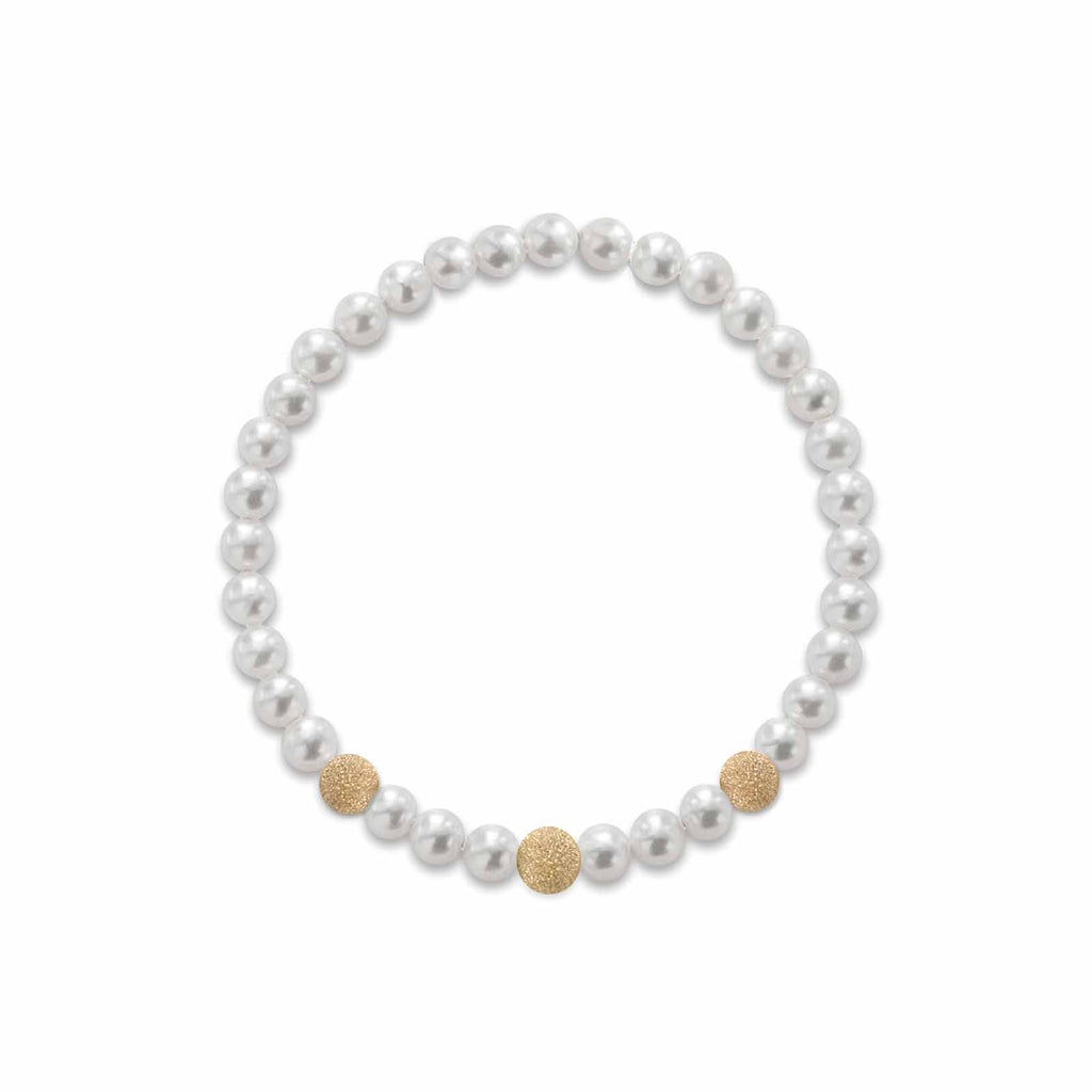 Lune Young | Gold and Pearl Bracelet
