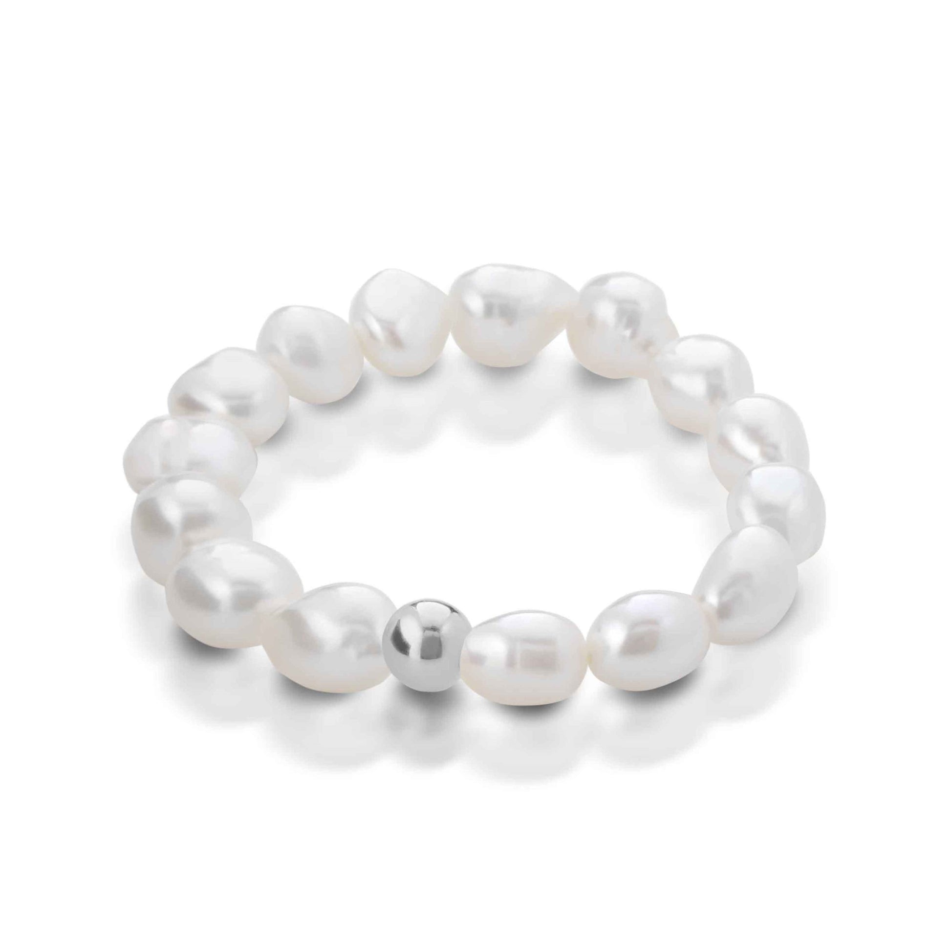 Barocca | Bracciale in oro con perle barocche