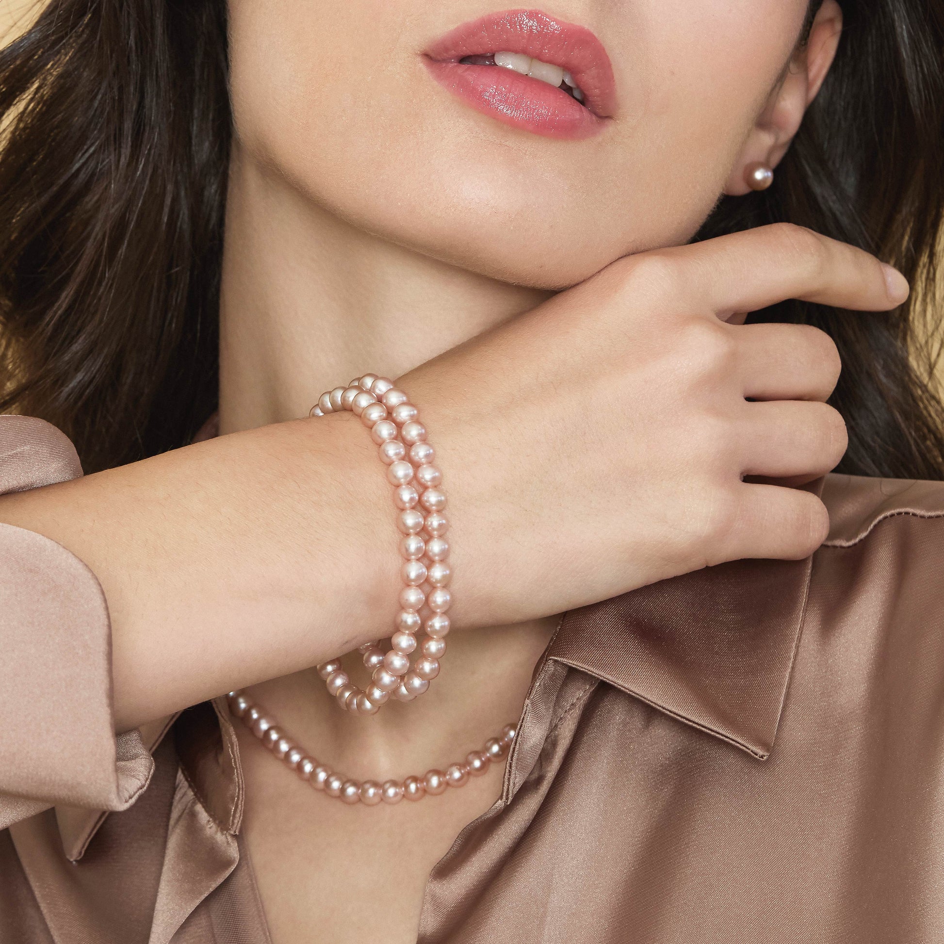 Lune Young | Bracciale elastico con perle