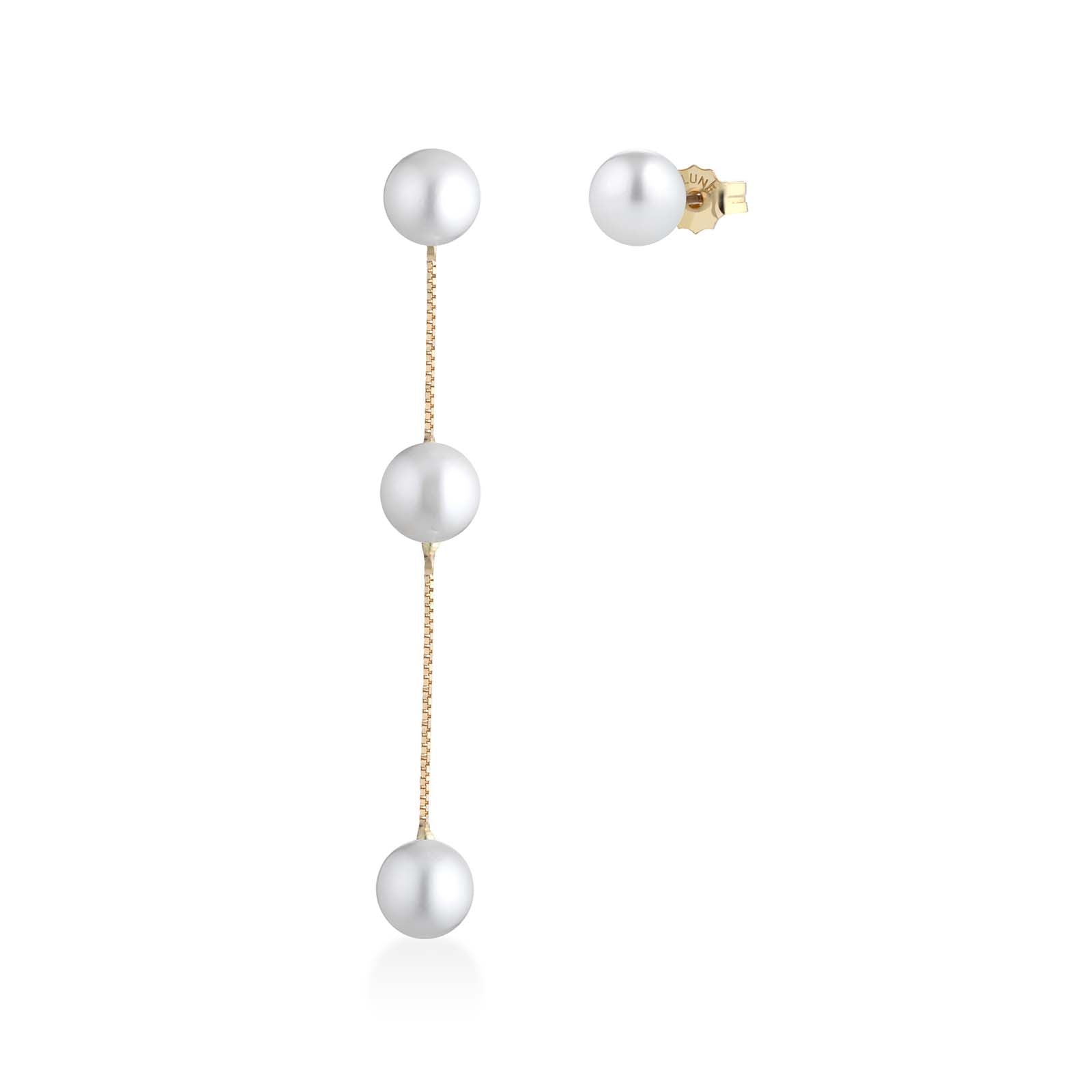 Aurum | Orecchini in oro e perle