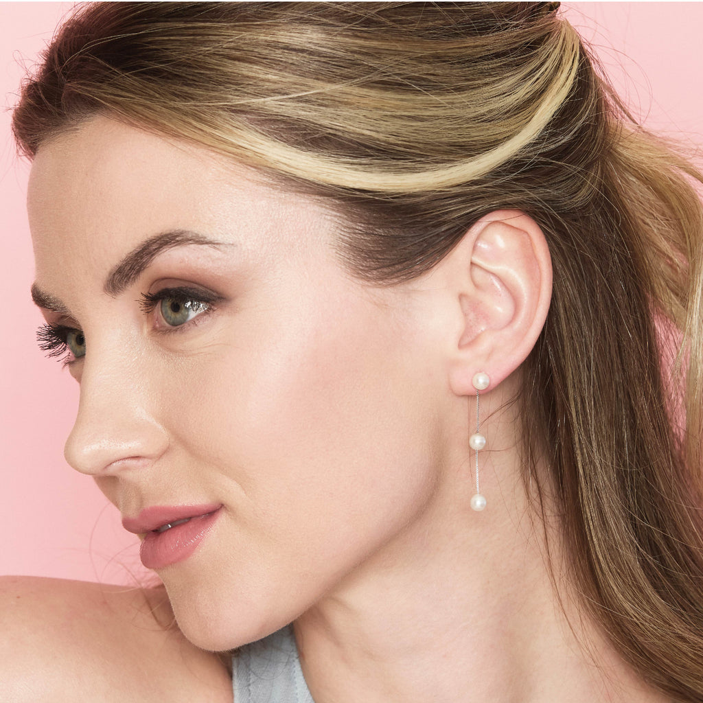 Aurum | Gold and Pearl Earrings