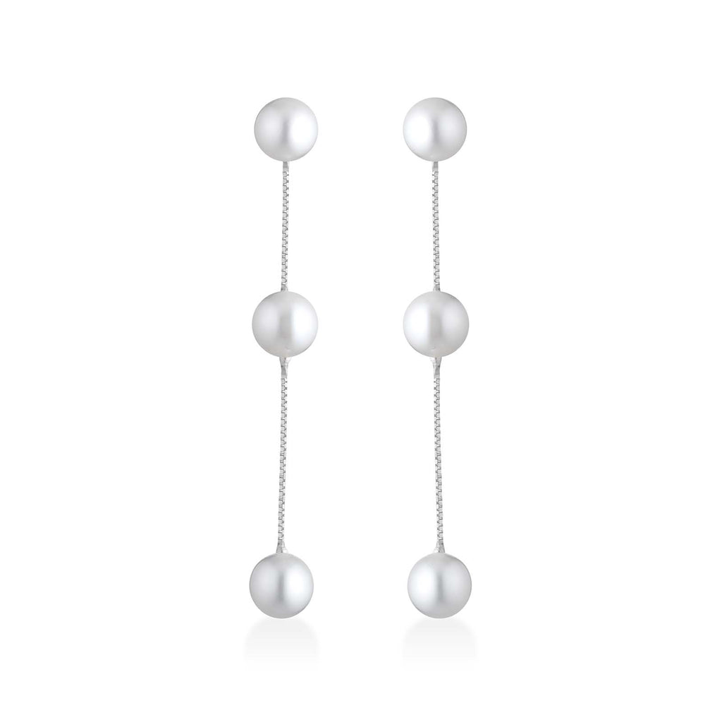 Aurum | Gold and Pearl Earrings