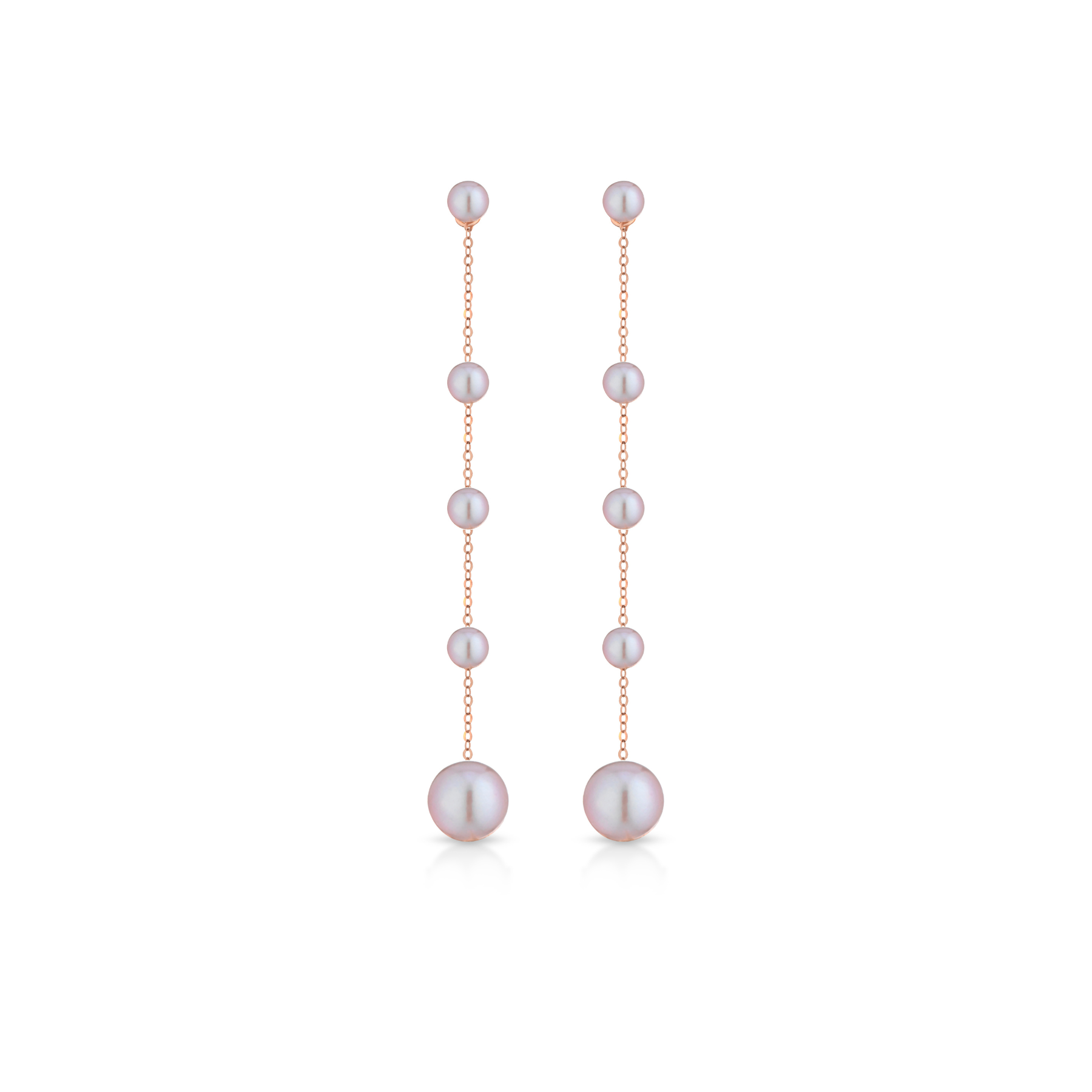 Aurum | Orecchini in oro e perle rosa