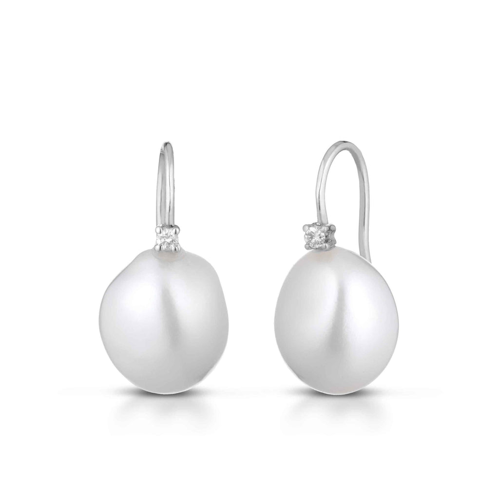 Barocca | Orecchini in oro, perle e diamanti