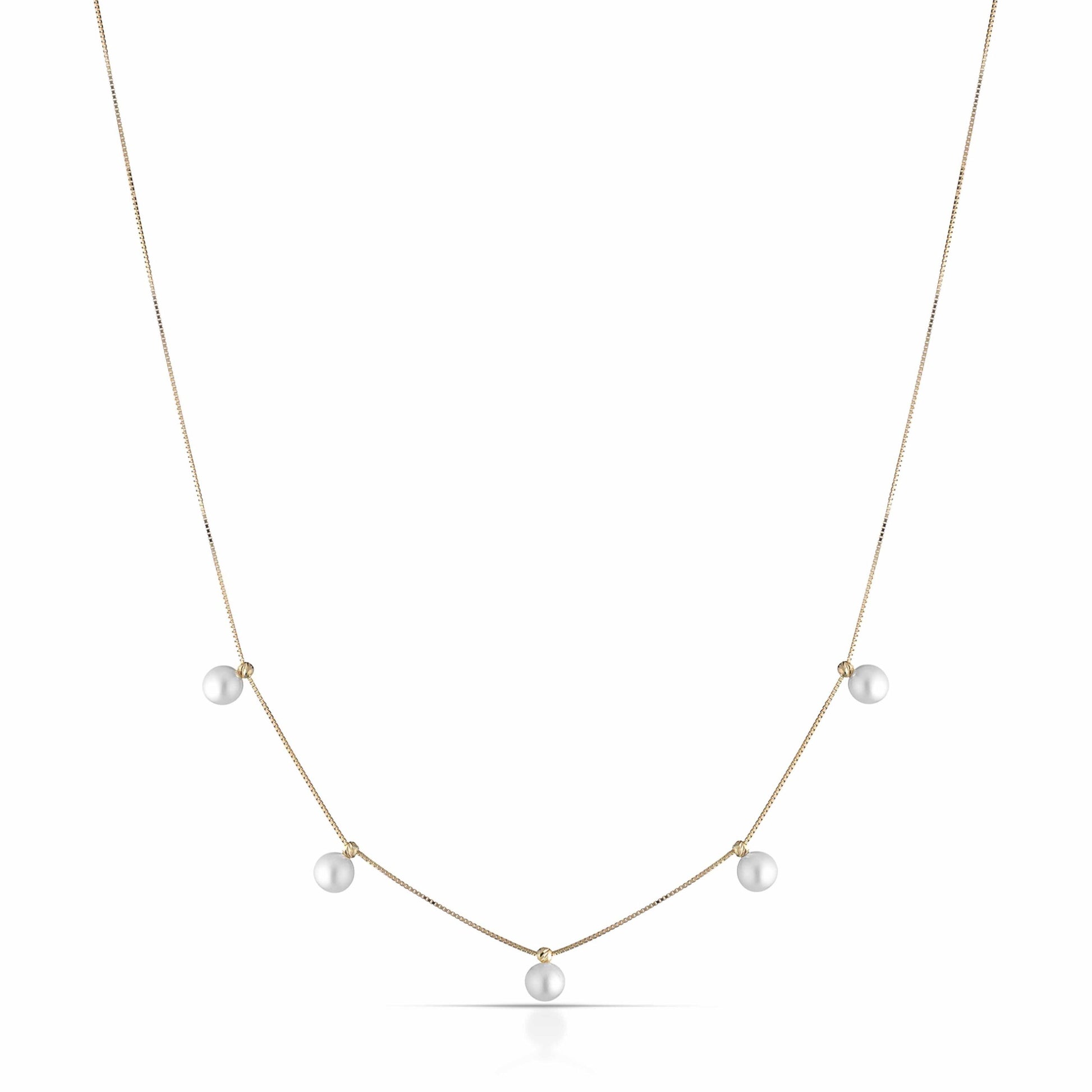 Aurum | Girocollo in oro e perle