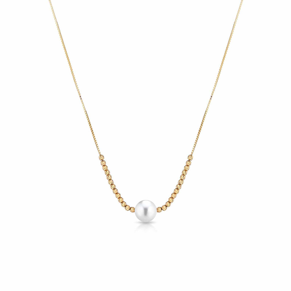 Aurum | Girocollo in oro e perla