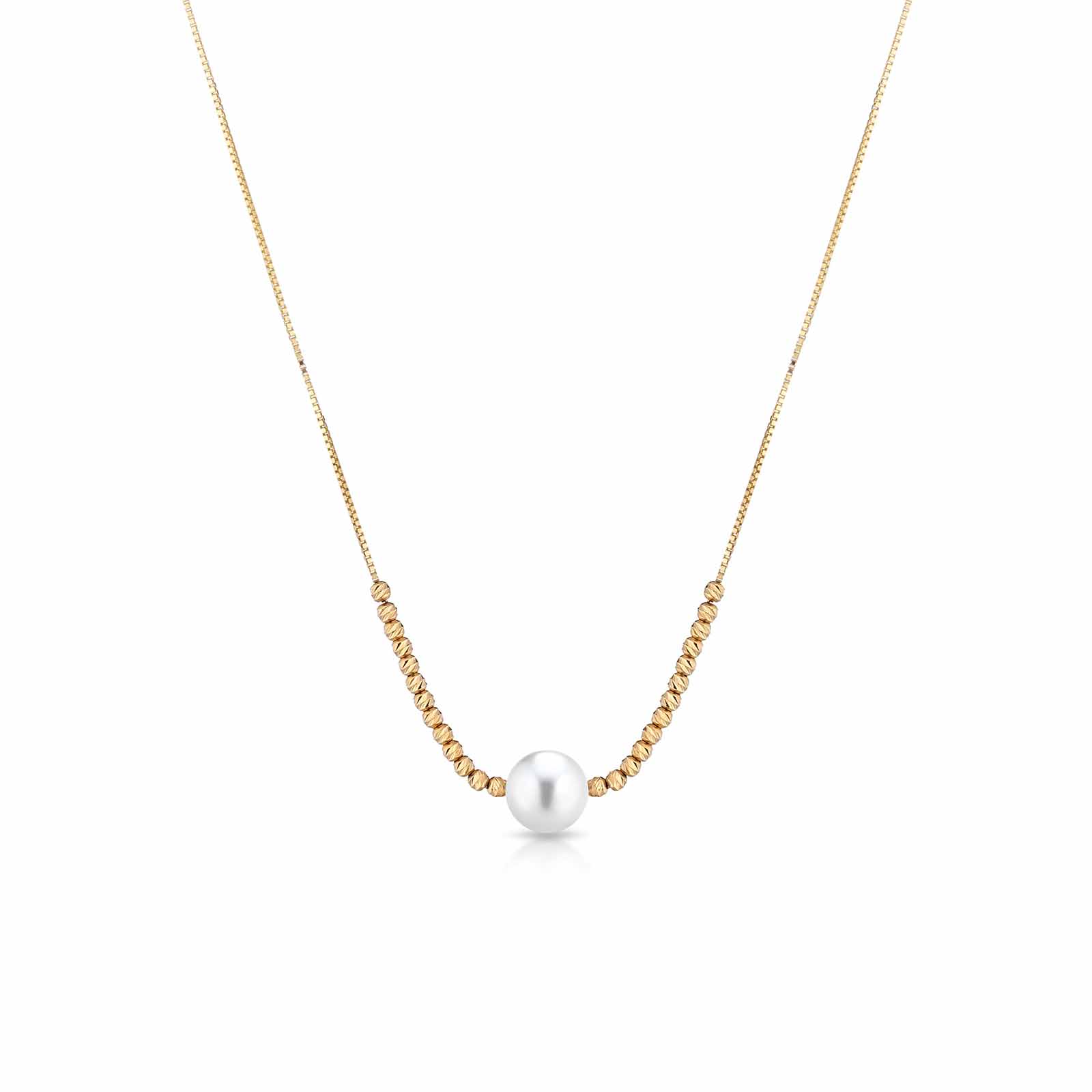 Aurum | Girocollo in oro e perla