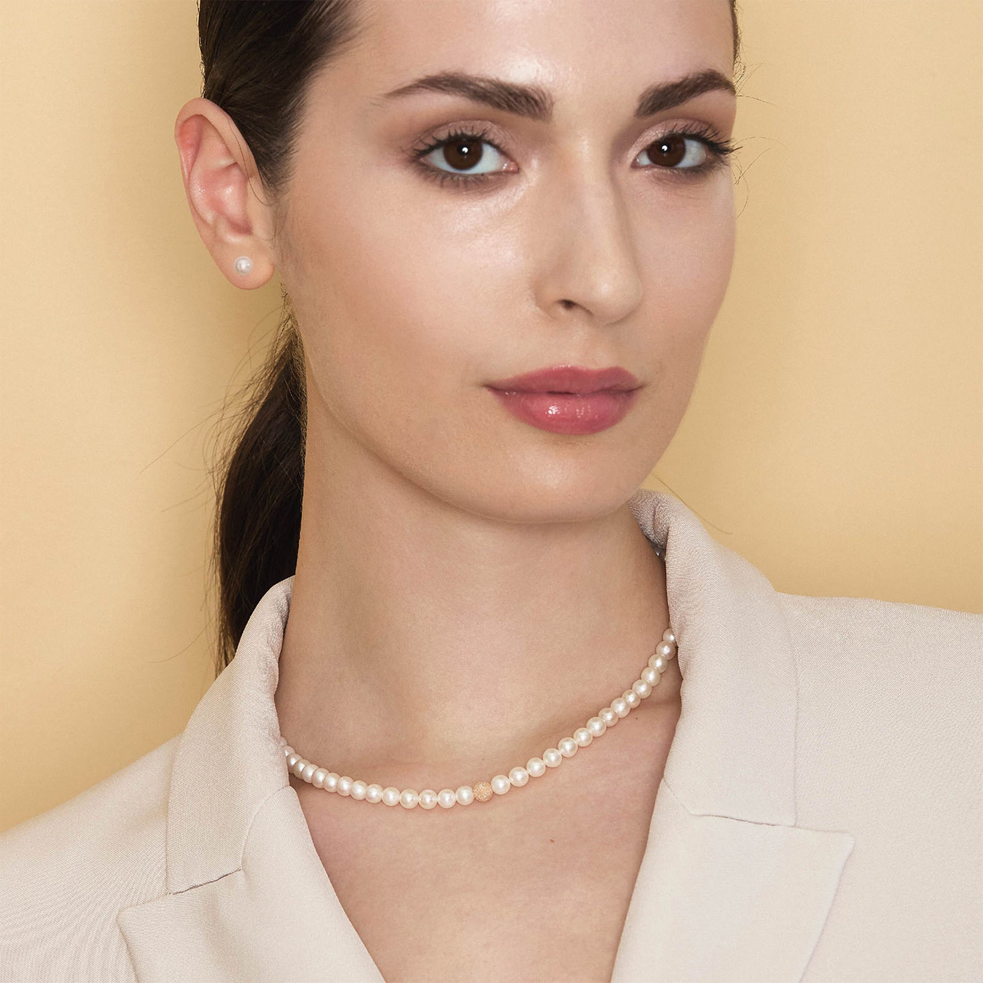 Lune Young | Collana in oro e perle