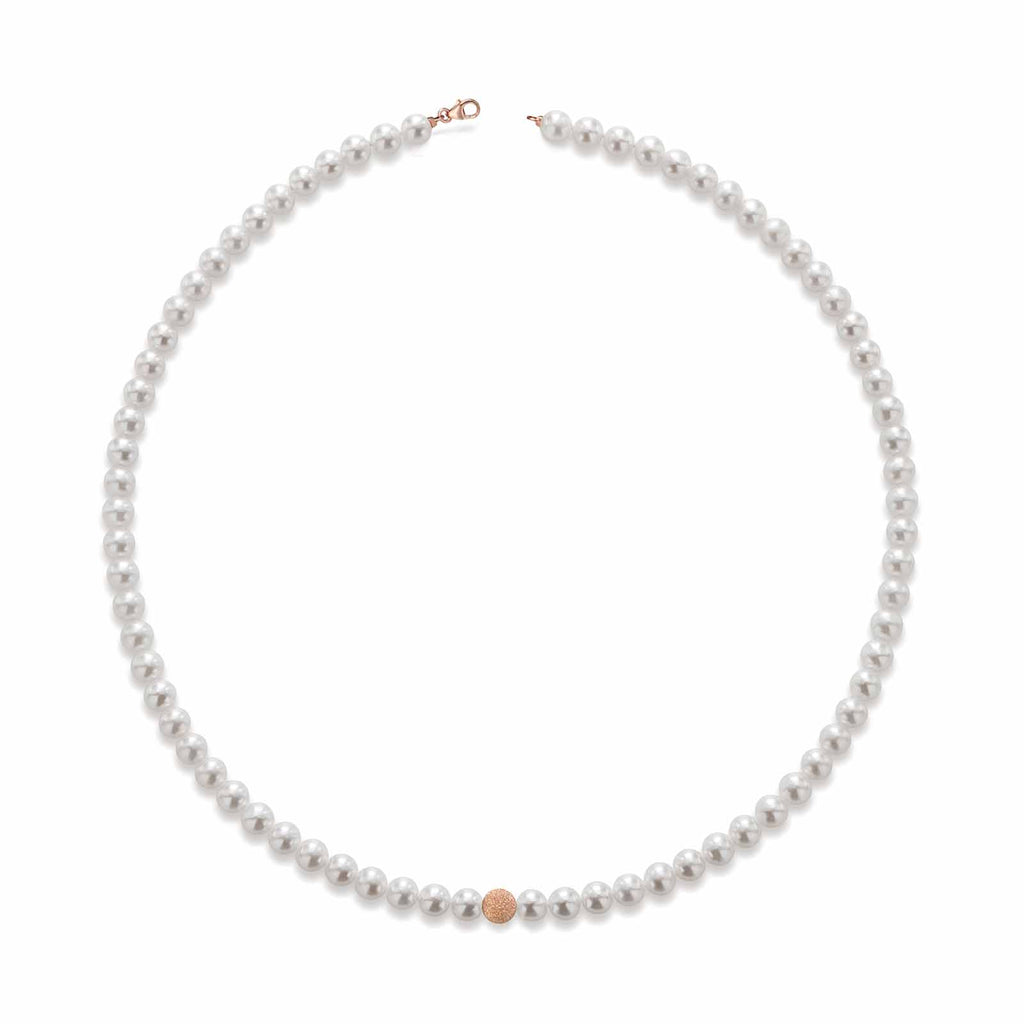 Lune Young | Gold and Pearl Necklace