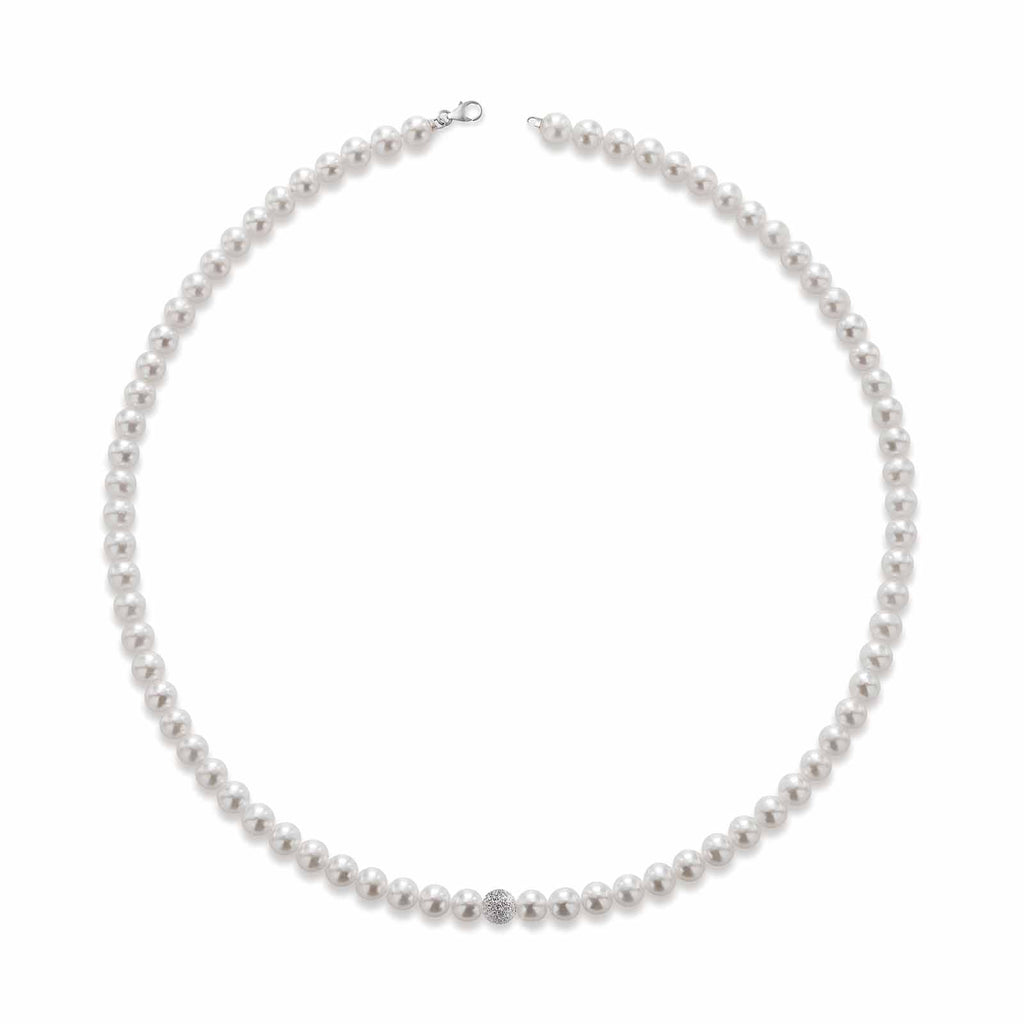 Lune Young | Gold and Pearl Necklace