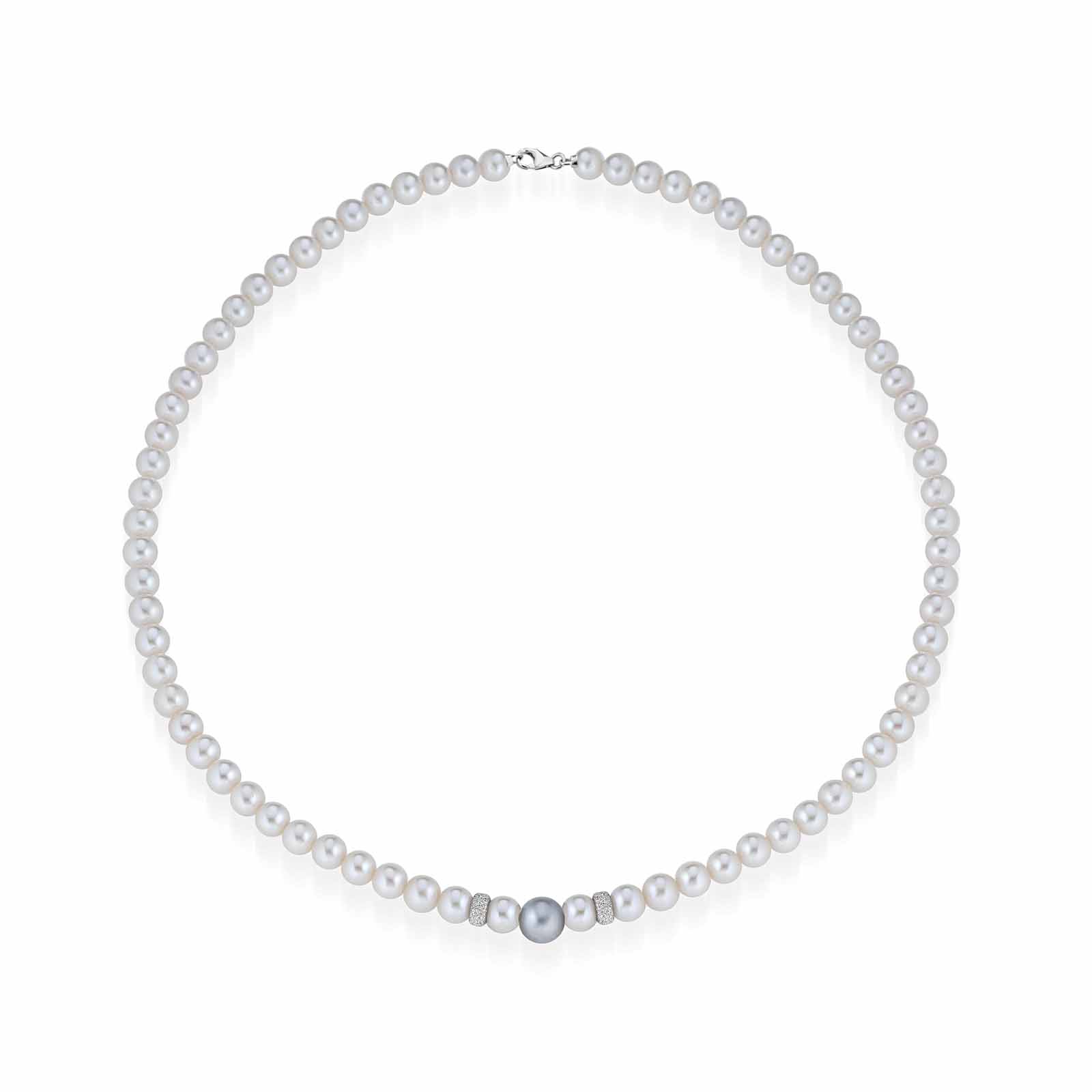 Principessa | Collana con perle e oro