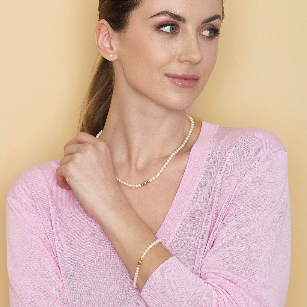 Lune Young | Collana con perle in oro