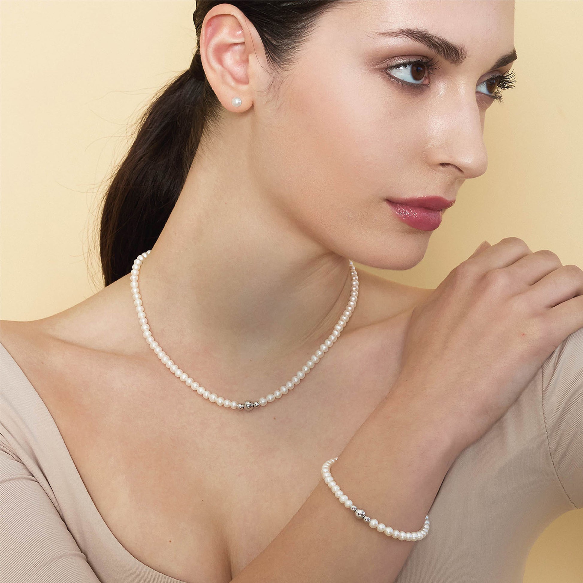 Lune Young | Collana con perle in oro
