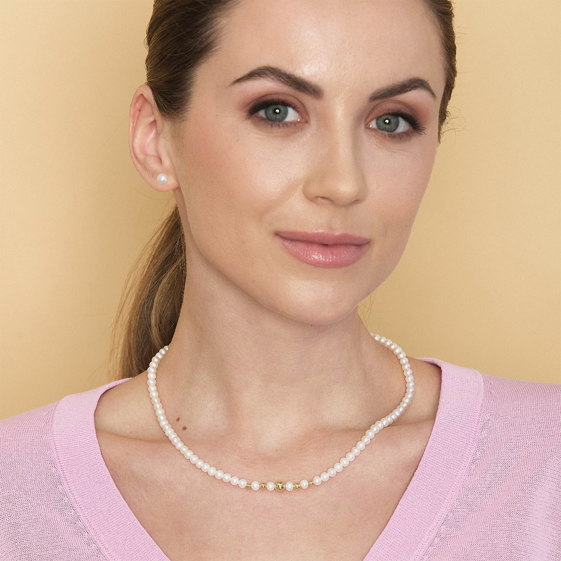 Lune Young | Collana in oro e perle