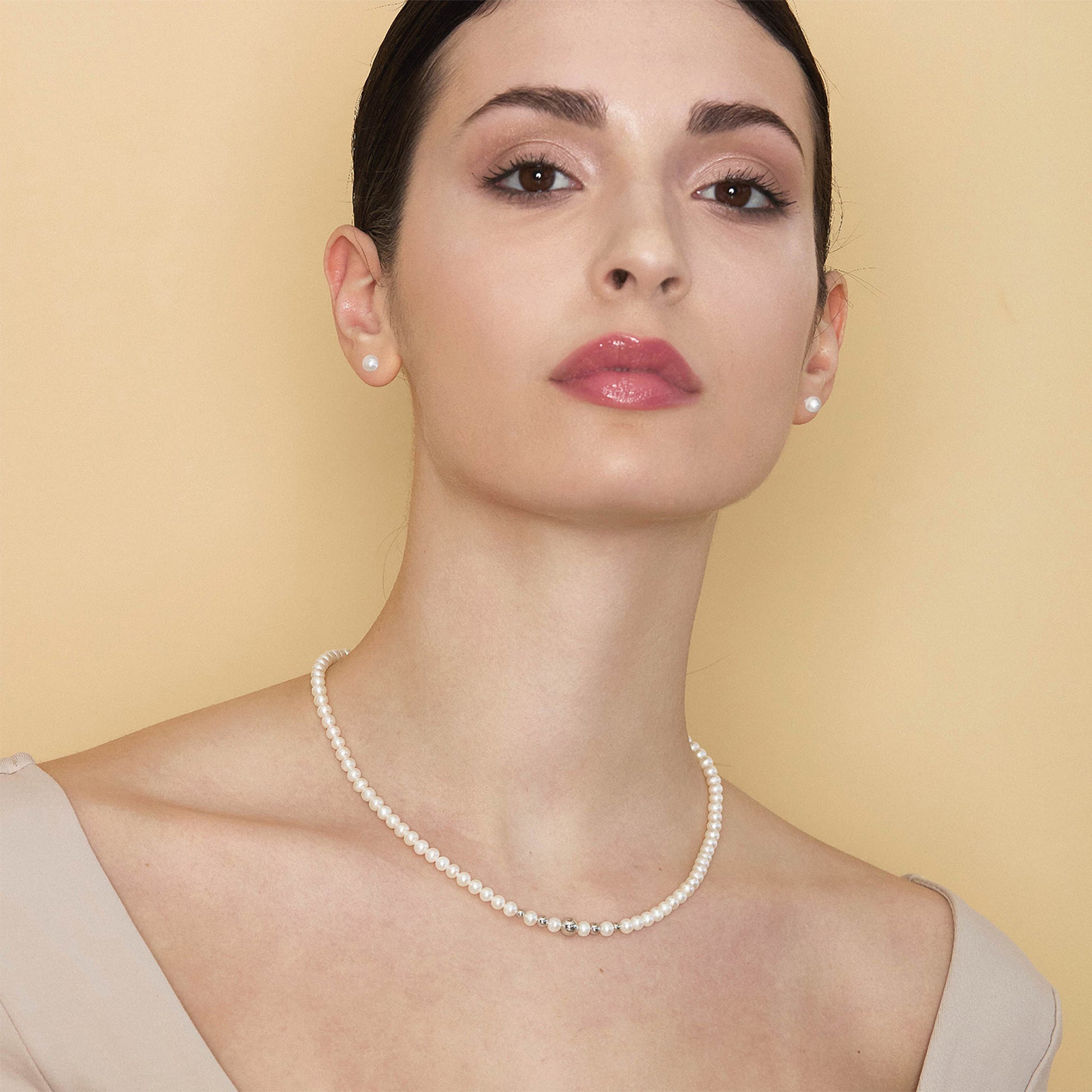 Lune Young | Collana in oro e perle