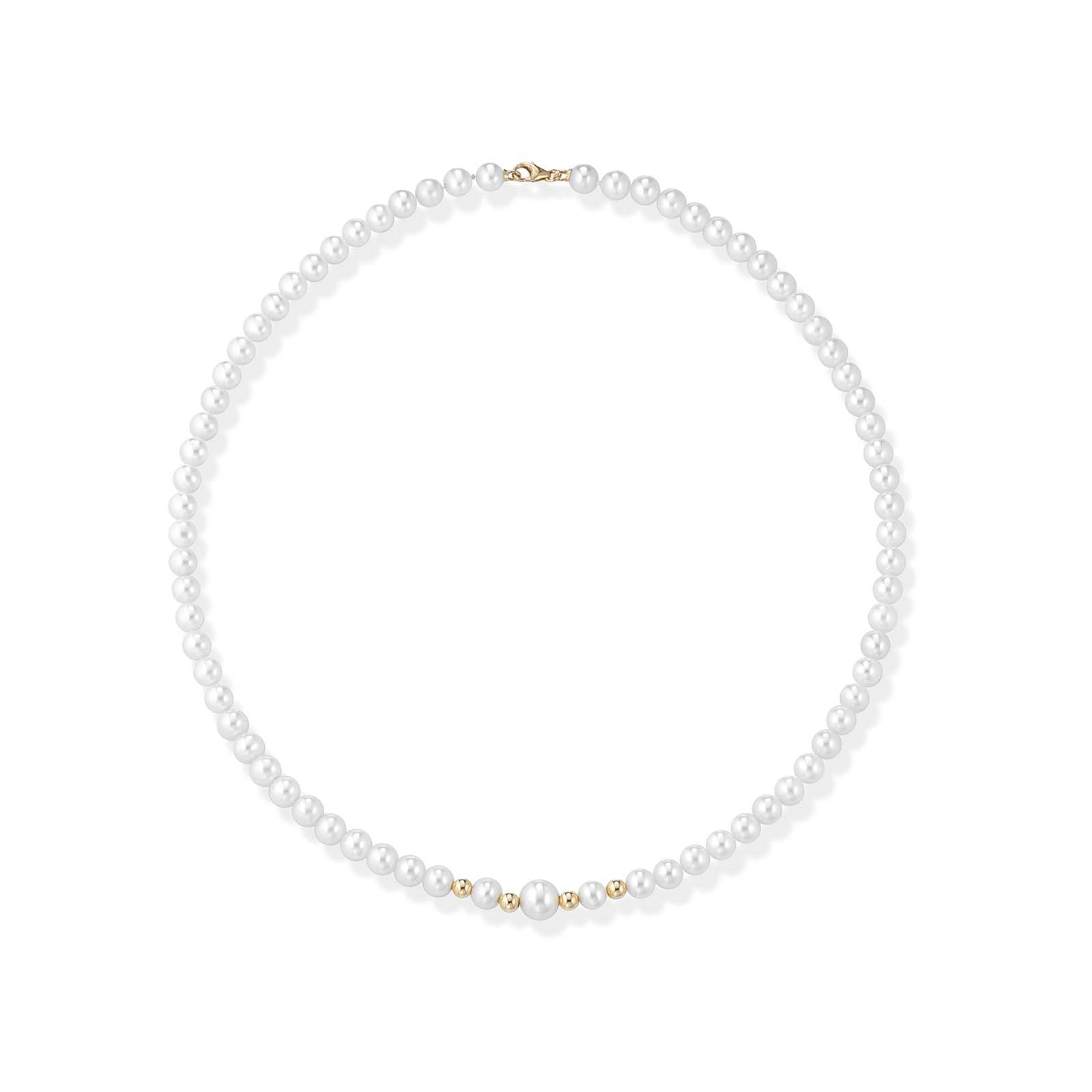 Lune Young | necklace with 18K gold clasp/elements 