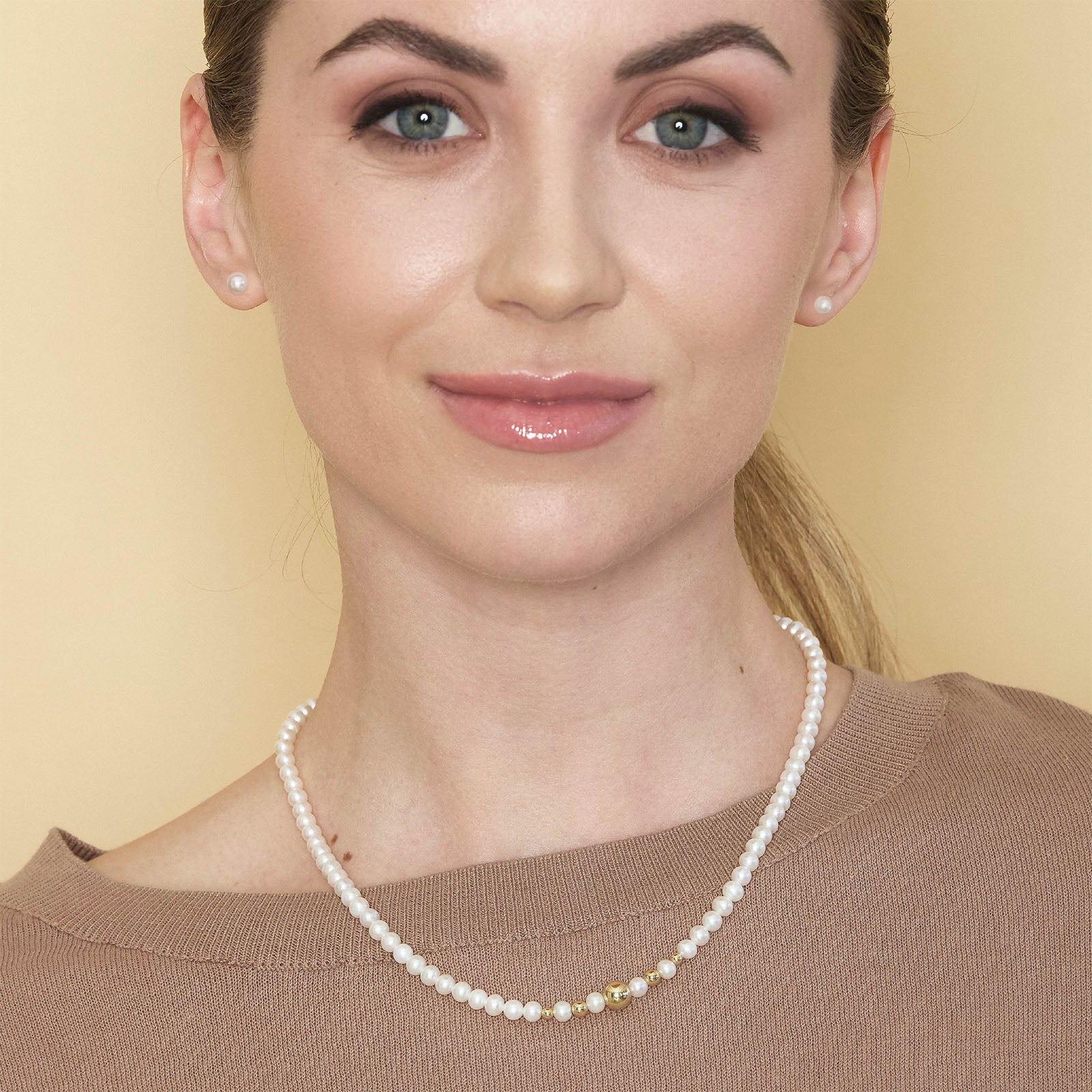 Lune Young | Collana in oro e perle