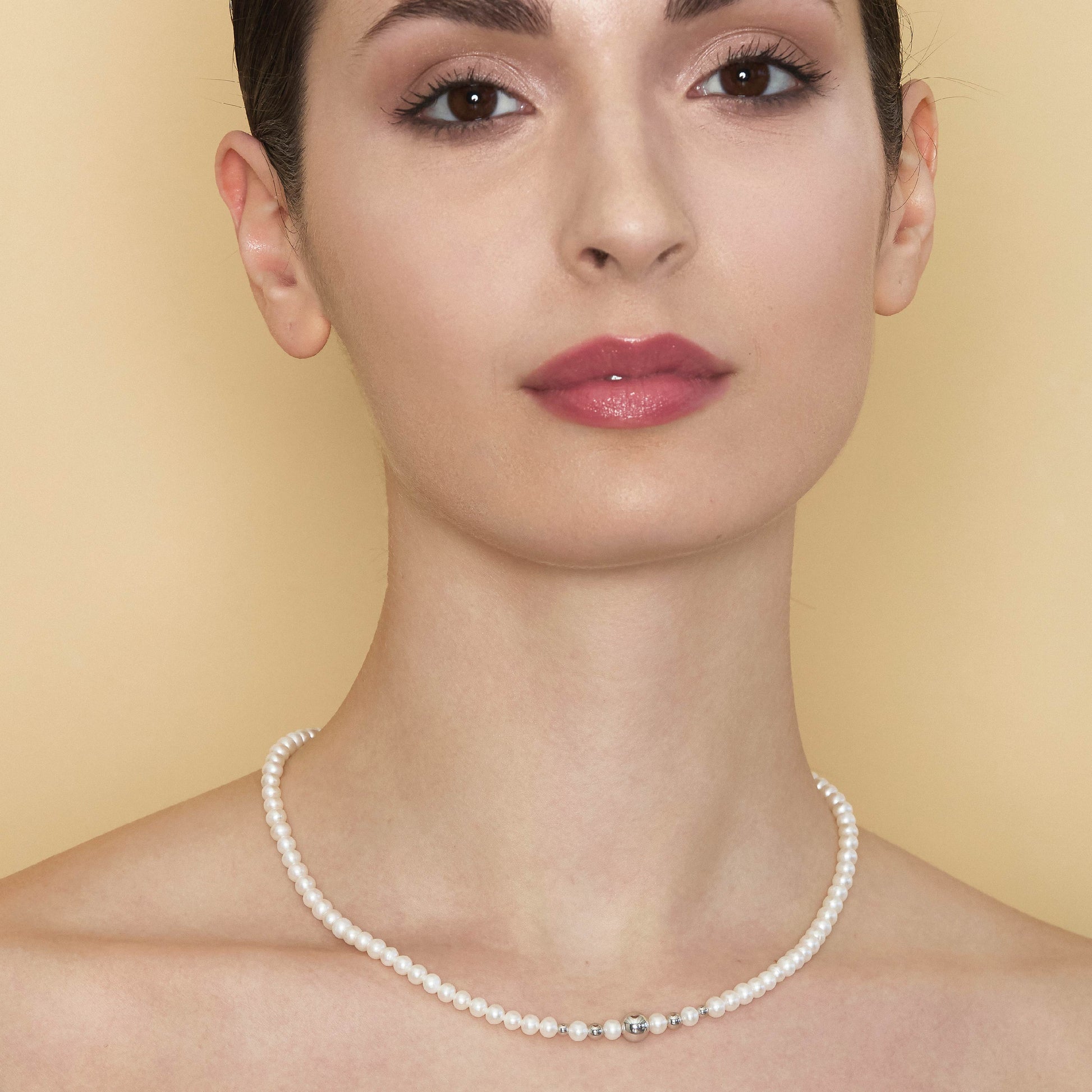 Lune Young | Collana in oro e perle