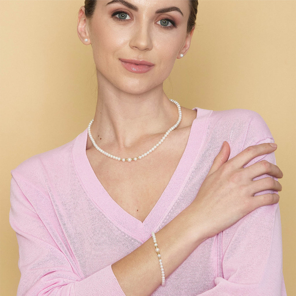 Starlight | Gold and Pearl Bracelet