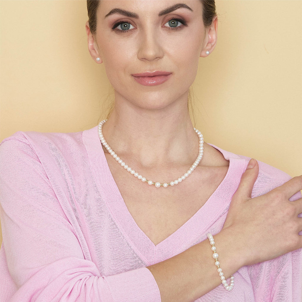 Starlight | Collana in oro e perle