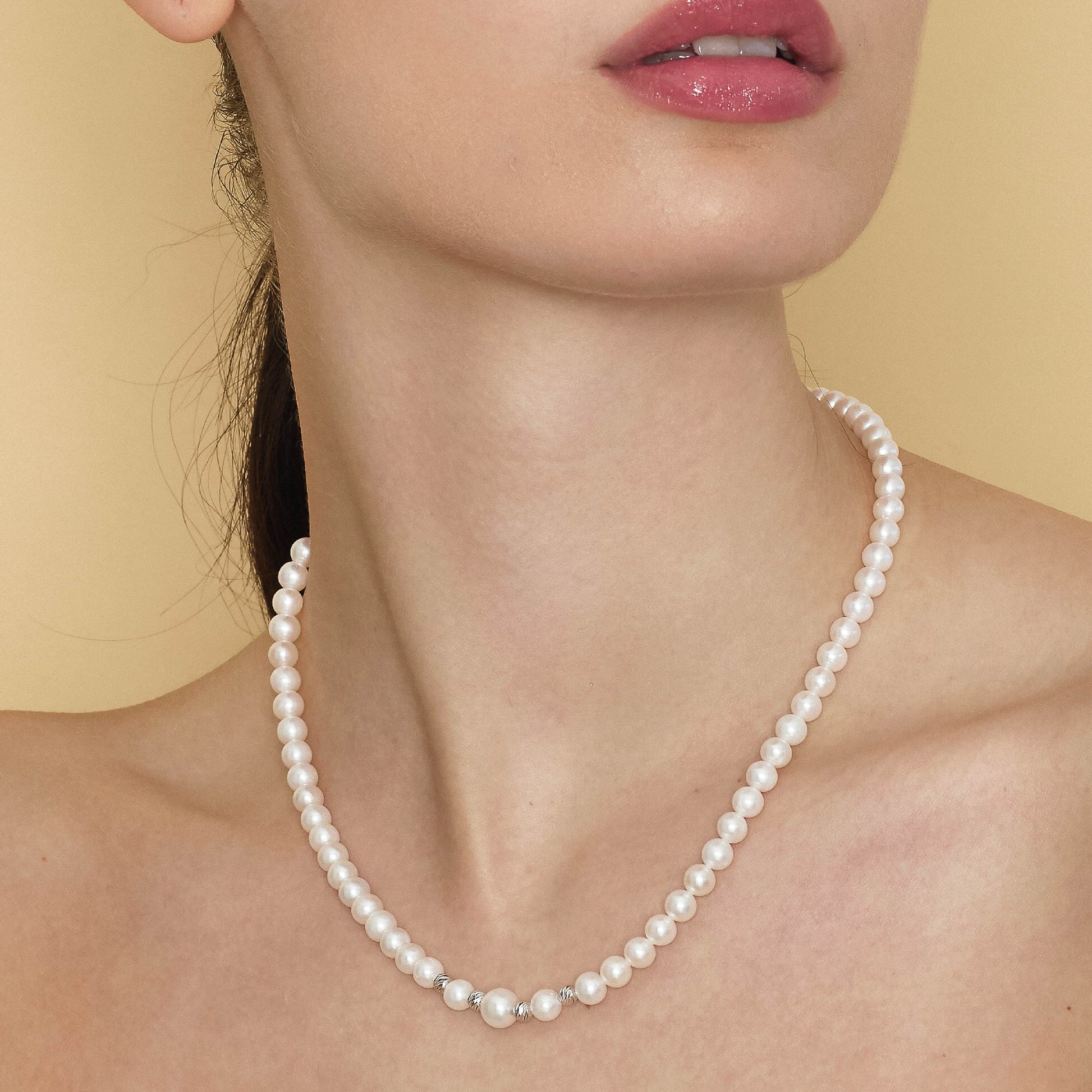 Starlight | Collana in oro e perle