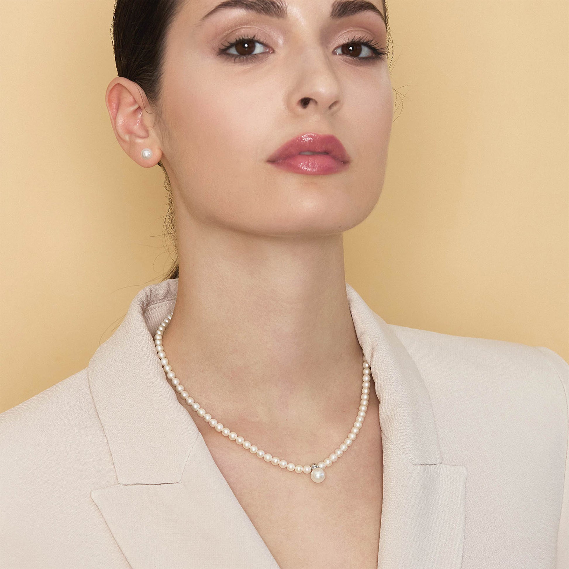 Moonlight | Collana in oro e perle