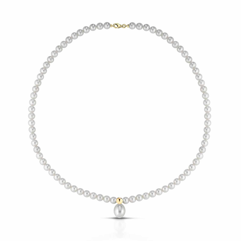 Moonlight | Gold and Pearl Necklace