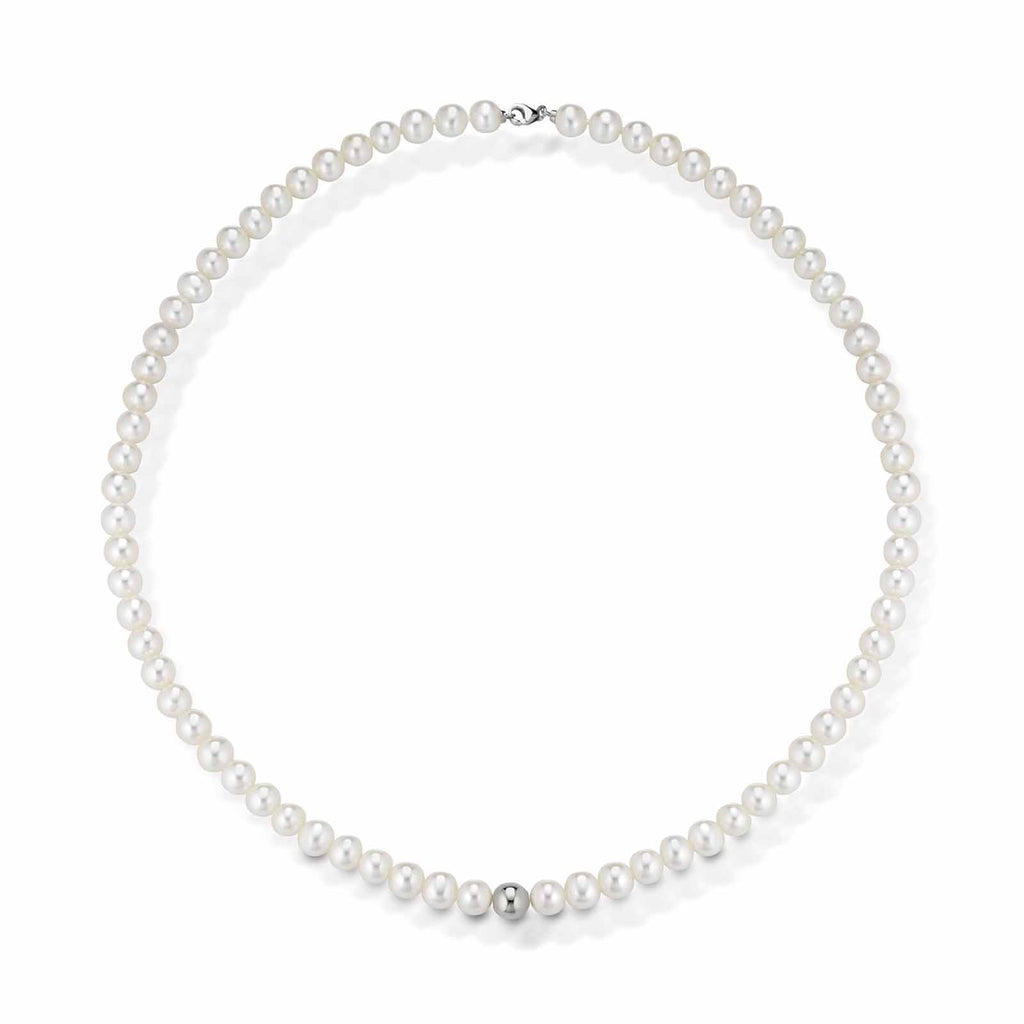 Lune Young | Gold and Pearl Necklace