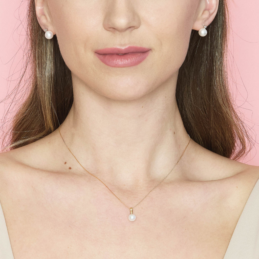 Classic | Pendente in oro e perla