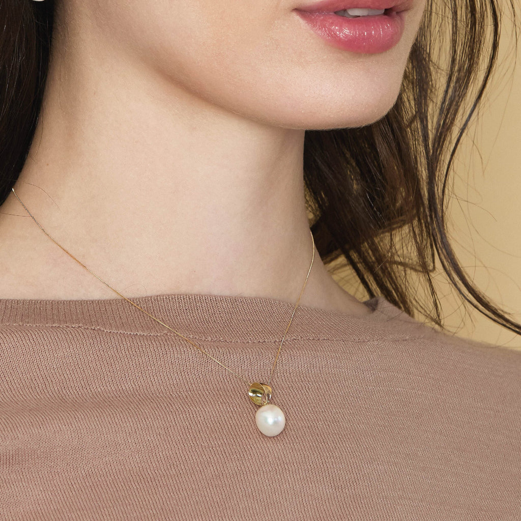 Barocca | Pendente in oro con perla