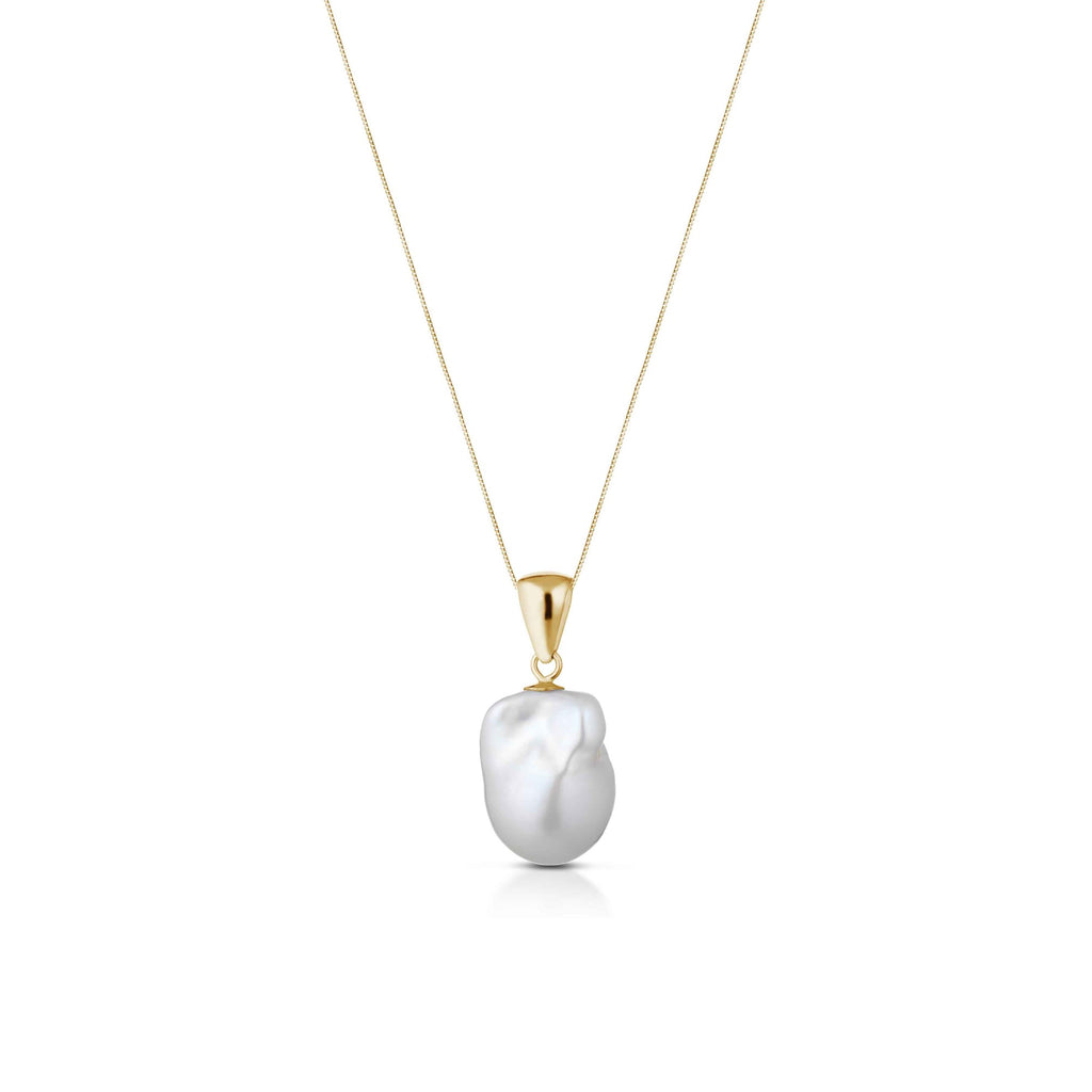 Baroque | Gold and Pearl Pendant