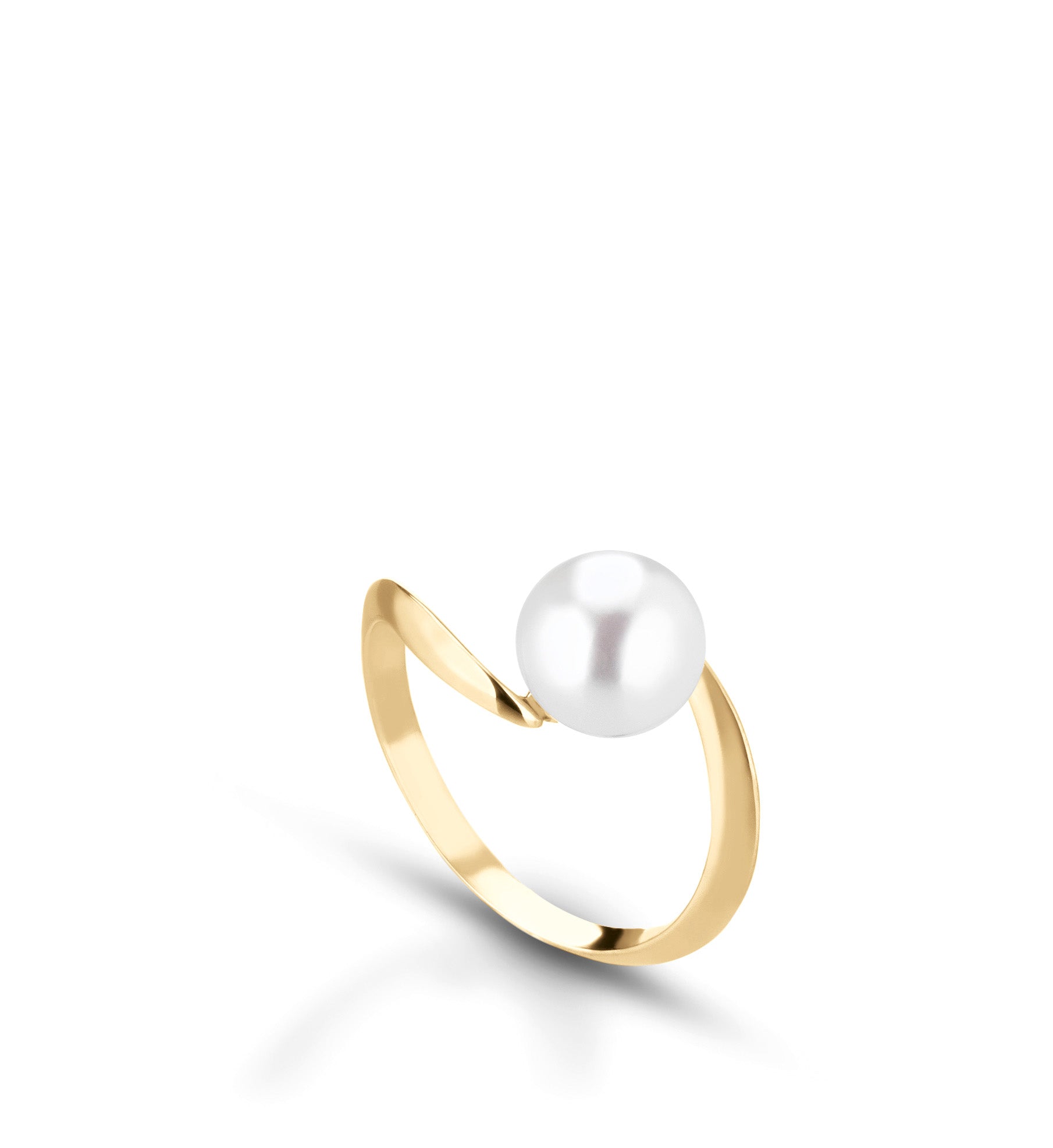Lune Young | Anello in oro e perla