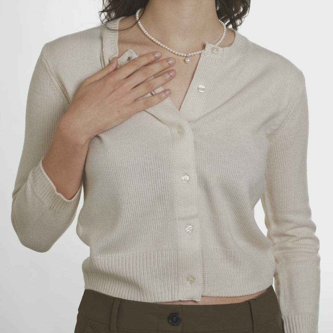 Ninfea | Collana in oro con perle e diamanti