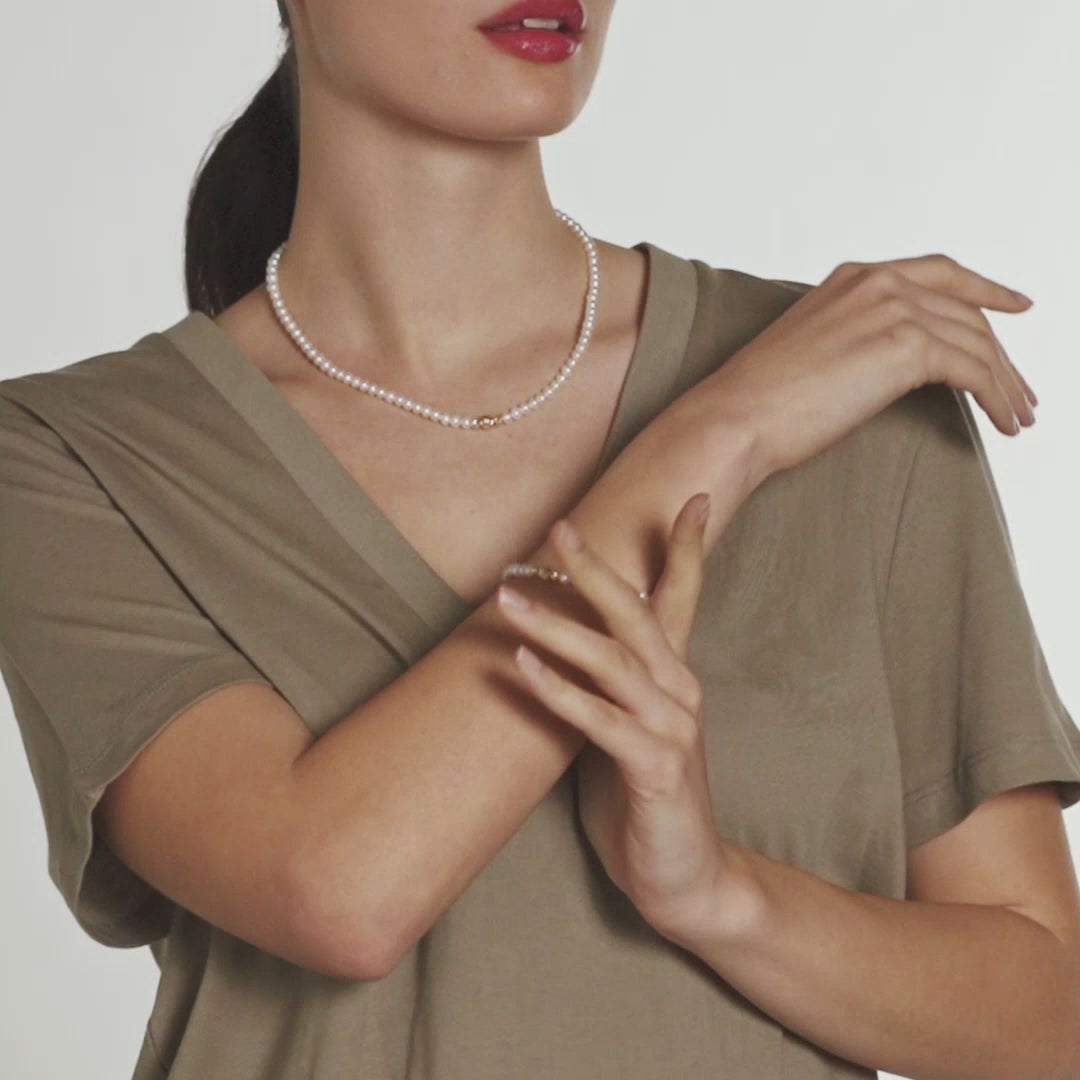 Starlight | Collana con perle e oro