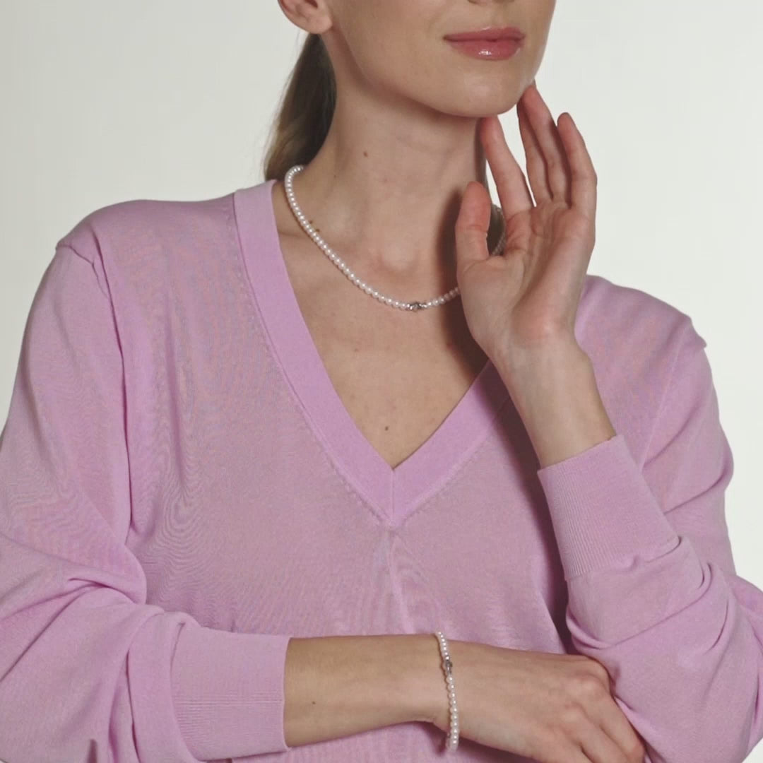 Starlight | Collana con perle e oro